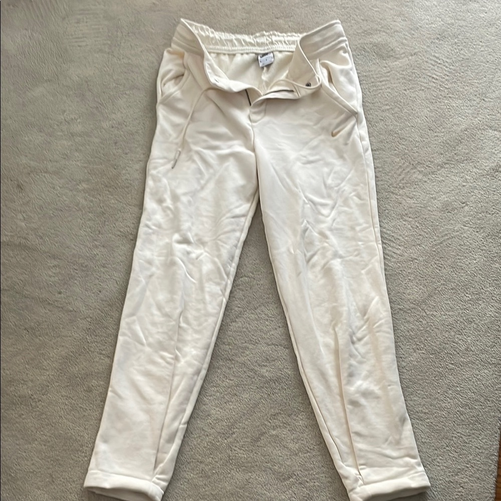 Adult Women Nike Cream Jogger Pants